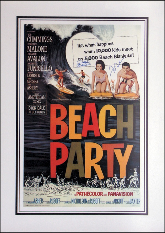 Lot 902 Frankie Avalon and Annette Funicello