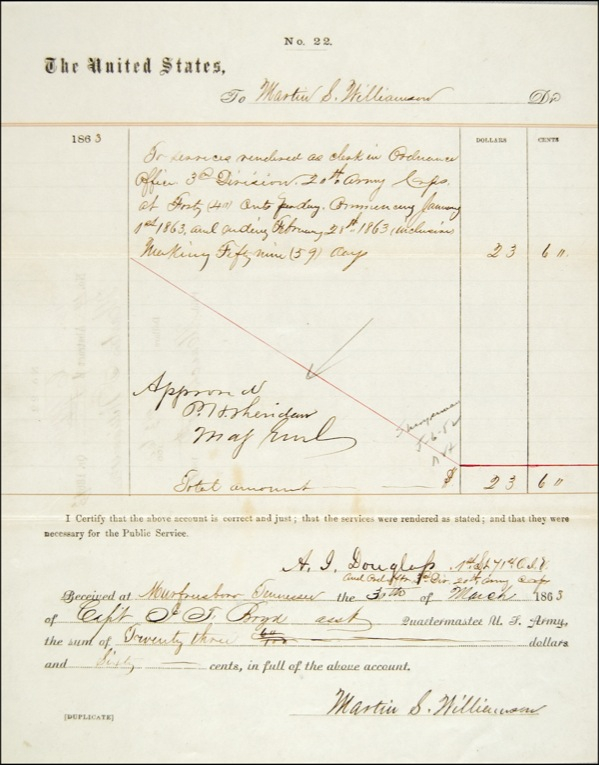 Lot 441 Philip H. Sheridan