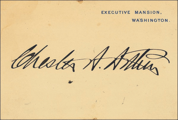 Lot 5 Chester A. Arthur