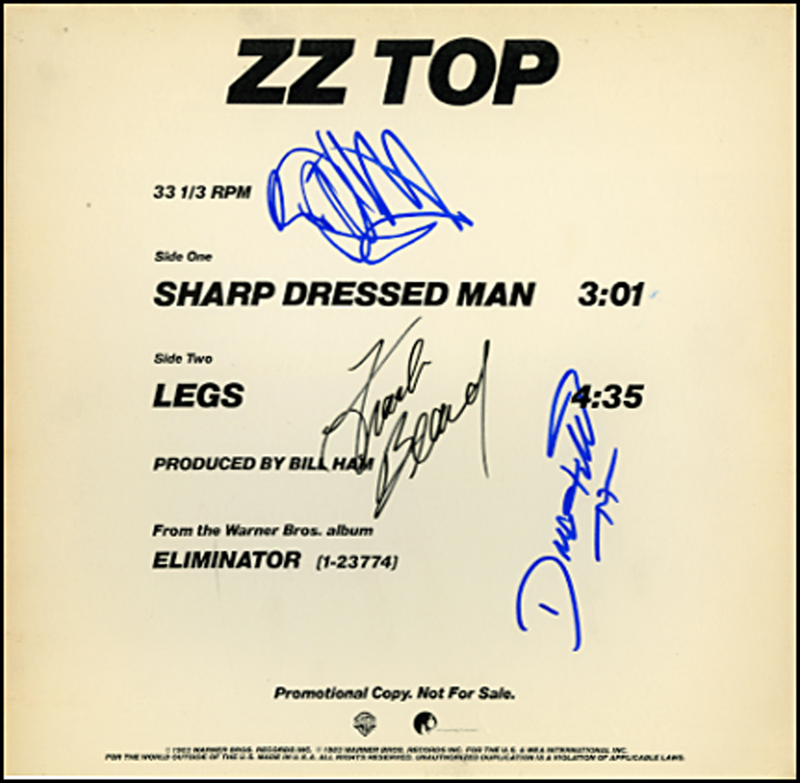 Lot 883 ZZ Top