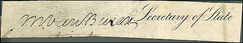 Lot 169 Martin Van Buren