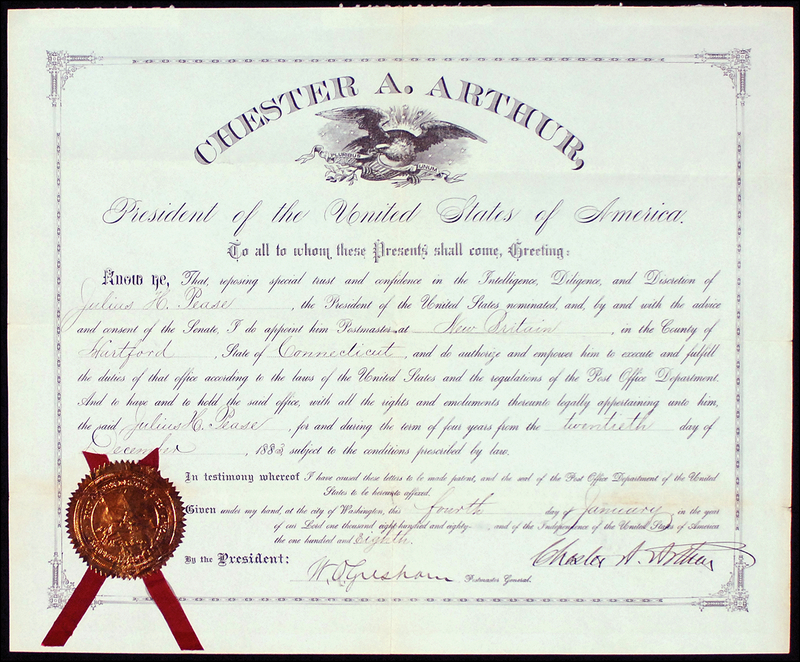 Lot 6 Chester A. Arthur