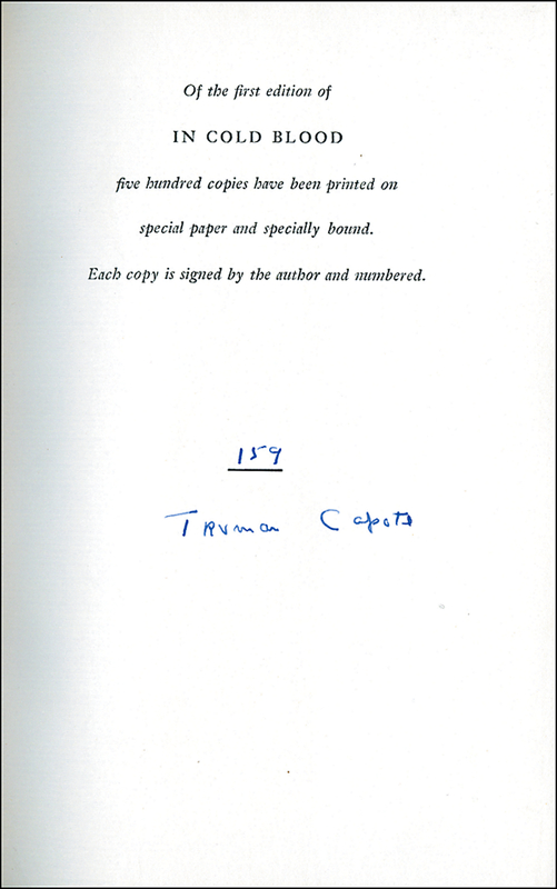 Lot 536 Truman Capote