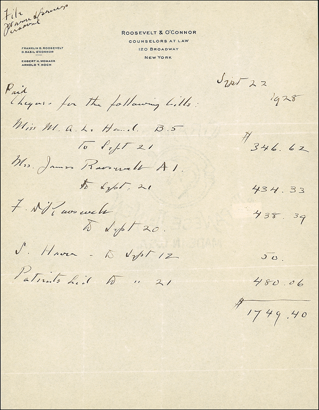 Lot 140 Franklin D. Roosevelt