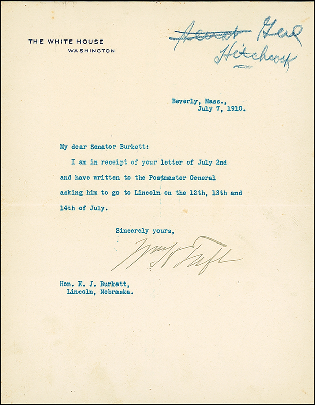 Lot 154 William H. Taft