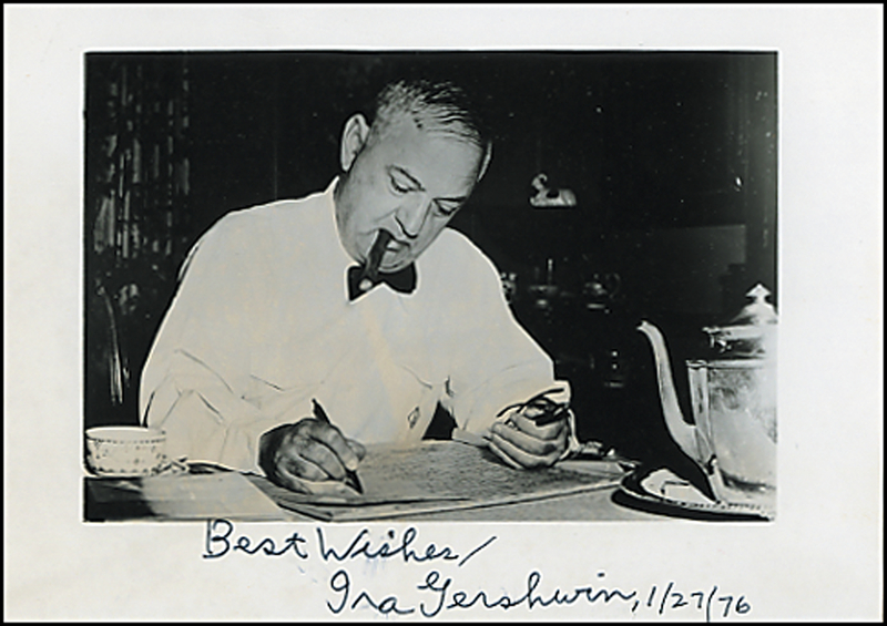 Lot 753 Ira Gershwin