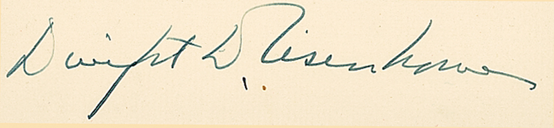 Lot 35 Dwight D. Eisenhower