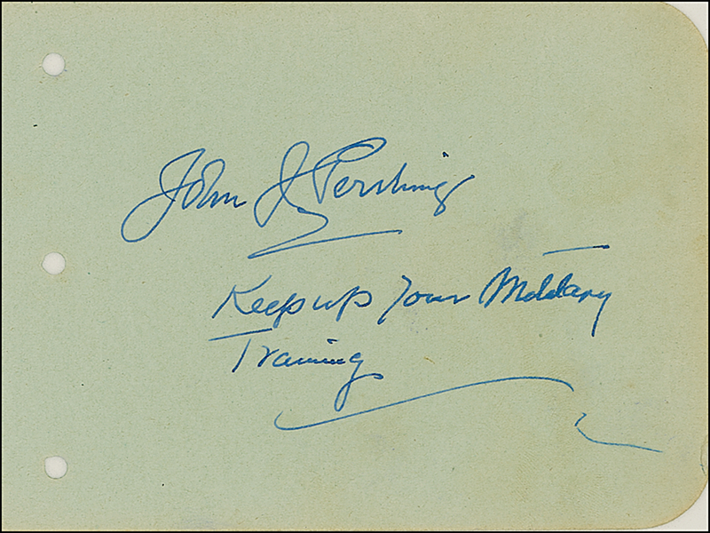 Lot 431 John J. Pershing