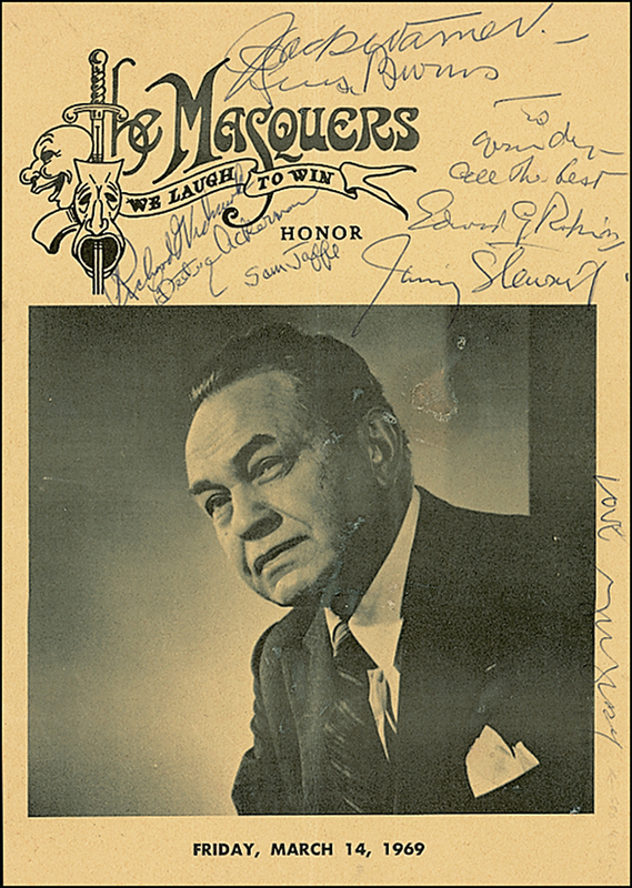 Lot 1143 Masquers Program