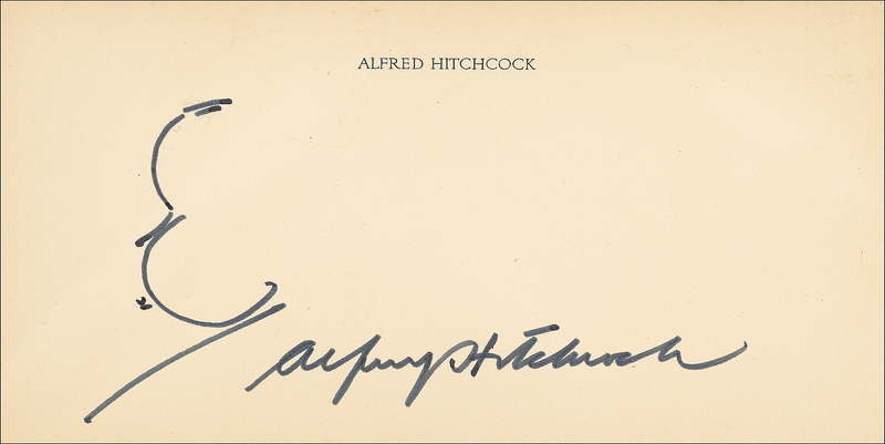 Lot 1048 Alfred Hitchcock