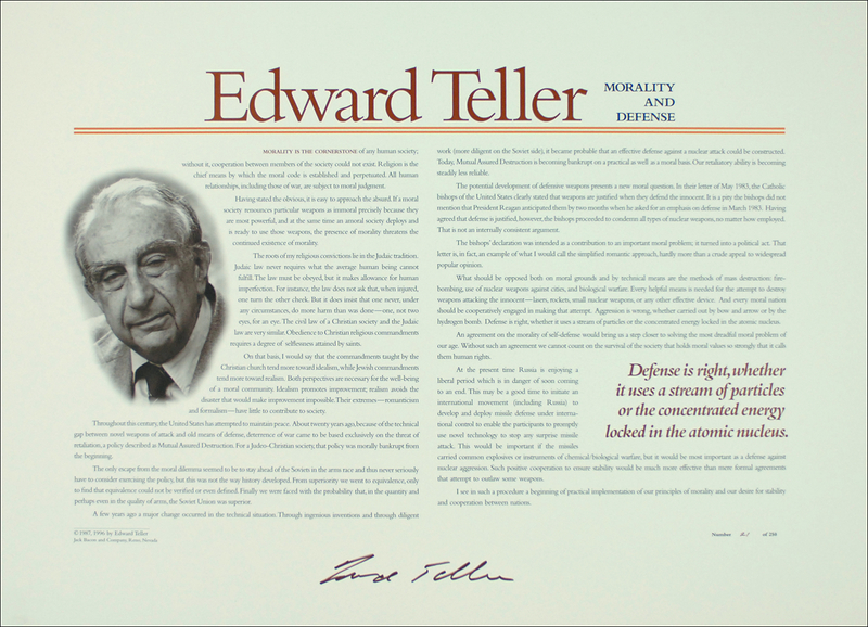 Lot 364 Edward Teller