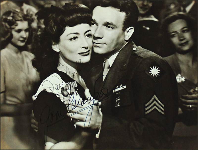 Lot 956 Joan Crawford and Dane Clark