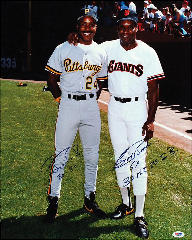 Lot 1327 Barry and Bobby Bonds