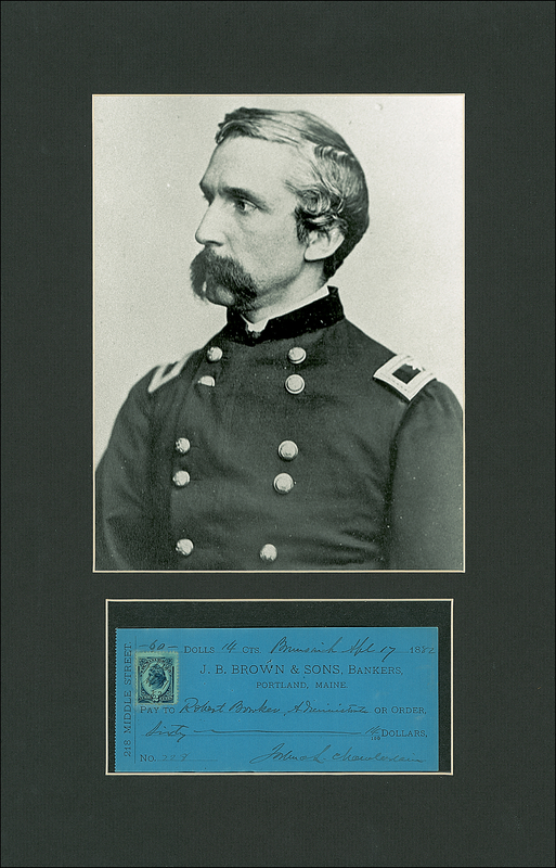 Lot 389 Joshua L. Chamberlain