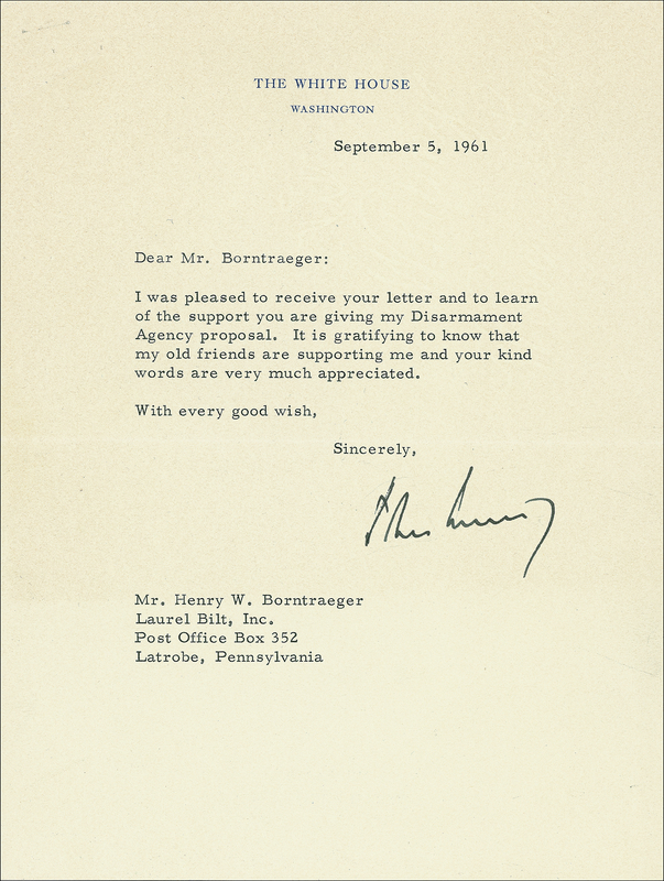 Lot 91 John F. Kennedy