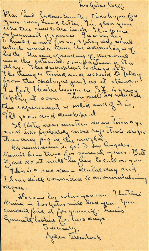 Lot 635 John Steinbeck