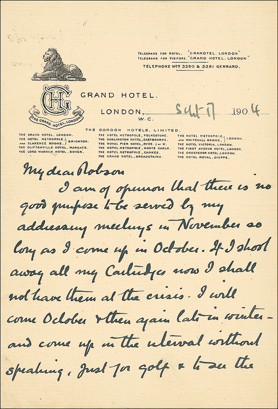 Lot 554 Arthur Conan Doyle