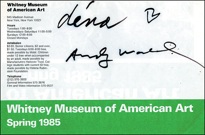 Lot 641 Andy Warhol