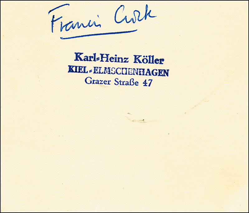 Lot 370 James Watson, Francis Crick, and Mauricio Wilkins