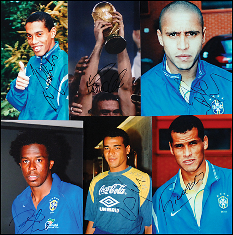 Lot 1332 Brazilian Soccer Stars