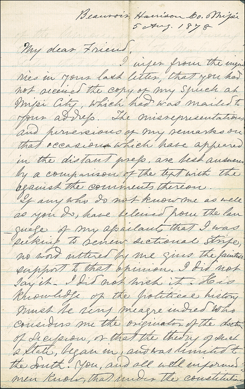Lot 216 Jefferson Davis