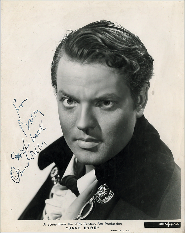 Lot 1267 Orson Welles