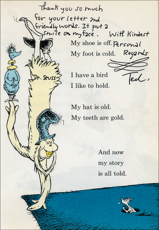 Lot 629 Dr. Seuss