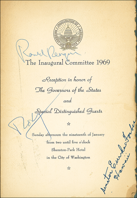 Lot 136 Ronald Reagan