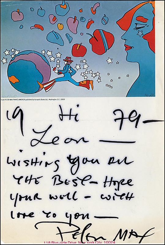 Lot 599 Peter Max