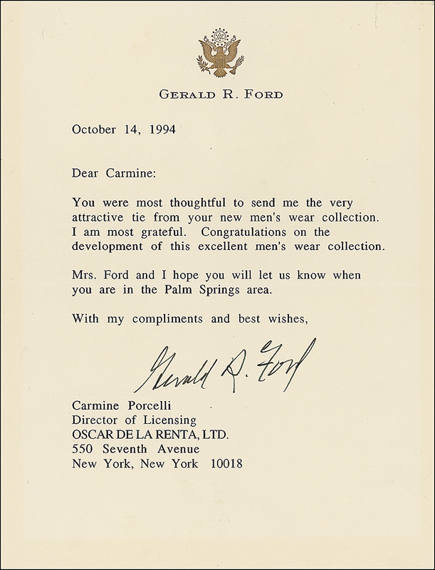 Lot 47 Gerald Ford