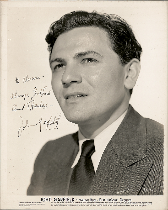 Lot 1012 John Garfield