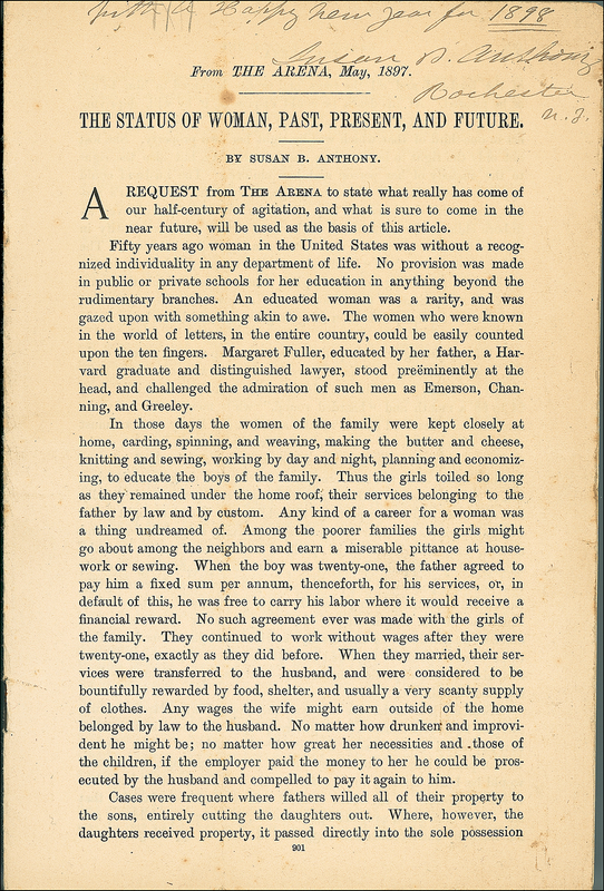Lot 181 Susan B. Anthony