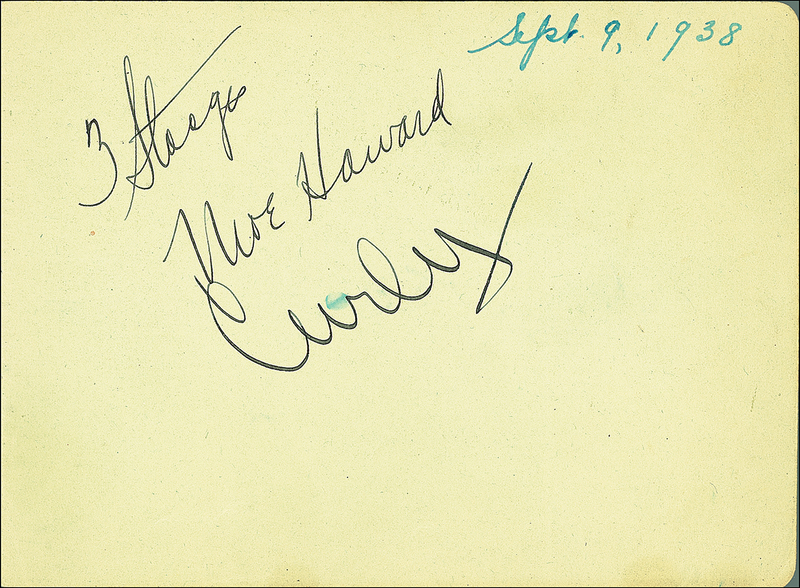Lot 1240 Three Stooges