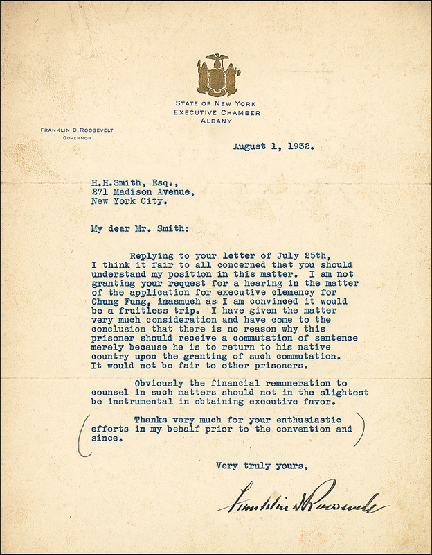 Lot 142 Franklin D. Roosevelt