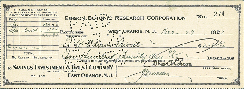 Lot 235 Thomas Edison