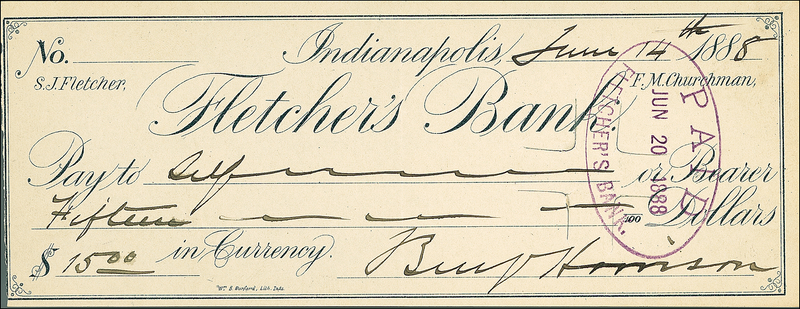 Lot 64 Benjamin Harrison