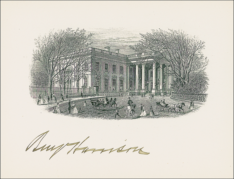 Lot 65 Benjamin Harrison
