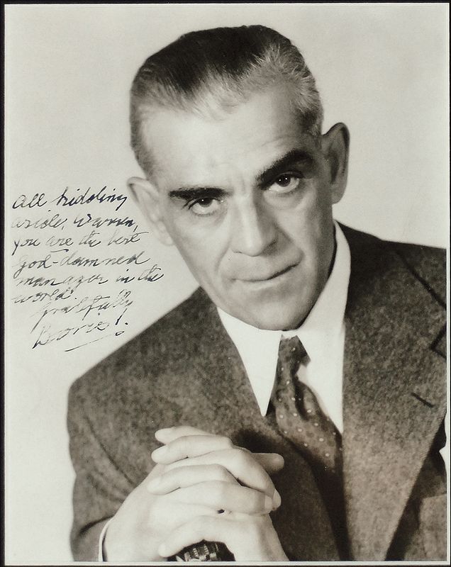 Lot 1089 Boris Karloff