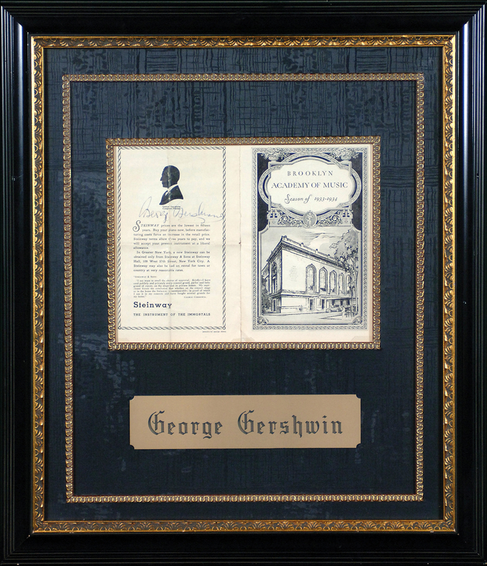 Lot 752 George Gershwin