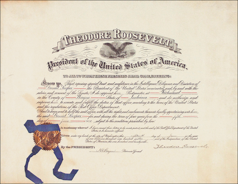 Lot 151 Theodore Roosevelt