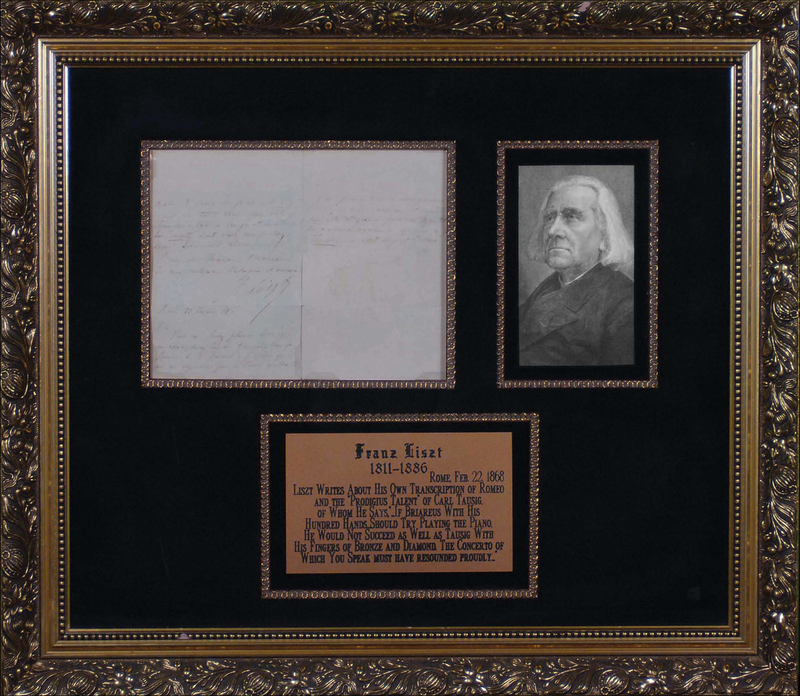Lot 790 Franz Liszt