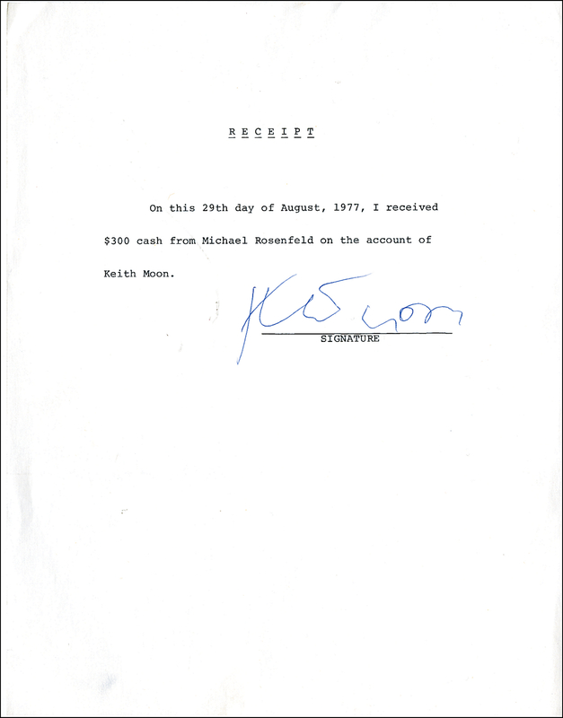 Lot 876 The Who: Moon, Keith