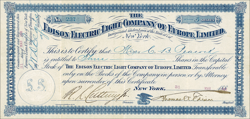 Lot 236 Thomas Edison