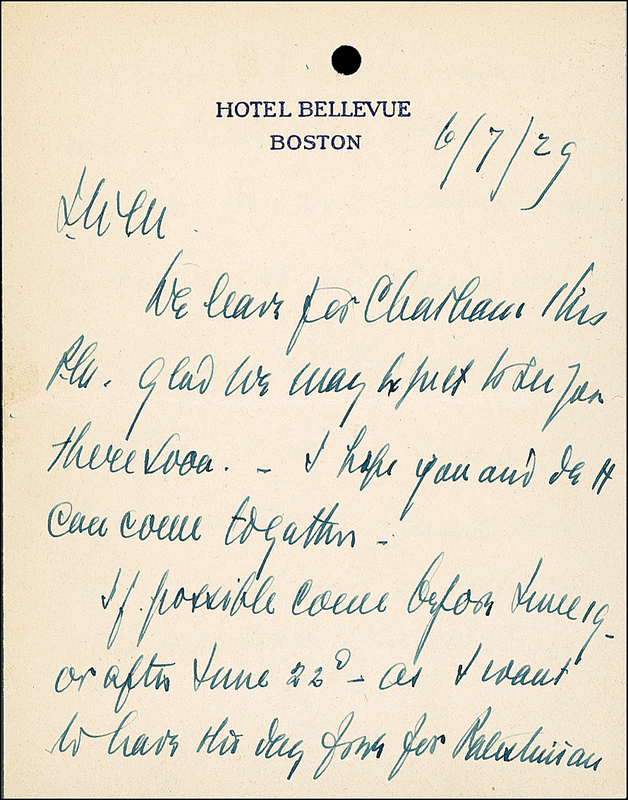 Lot 191 Louis Brandeis