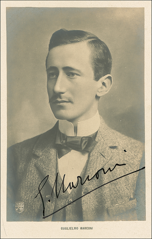 Lot 302 Guglielmo Marconi