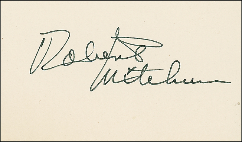Lot 1262 John Wayne and Robert Mitchum