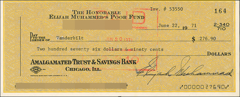 Lot 242 Elijah Muhammad