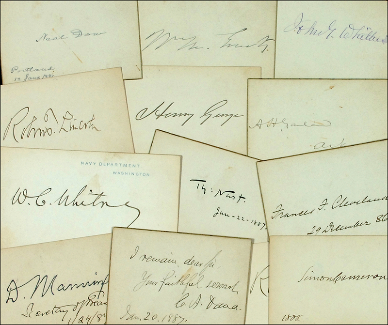 Lot 315 Nineteenth-Century Notables