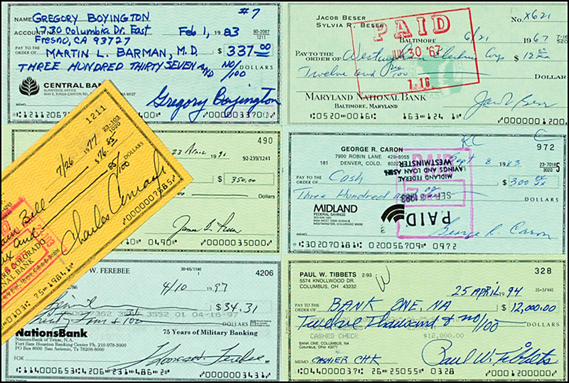 Lot 428 Military Checks