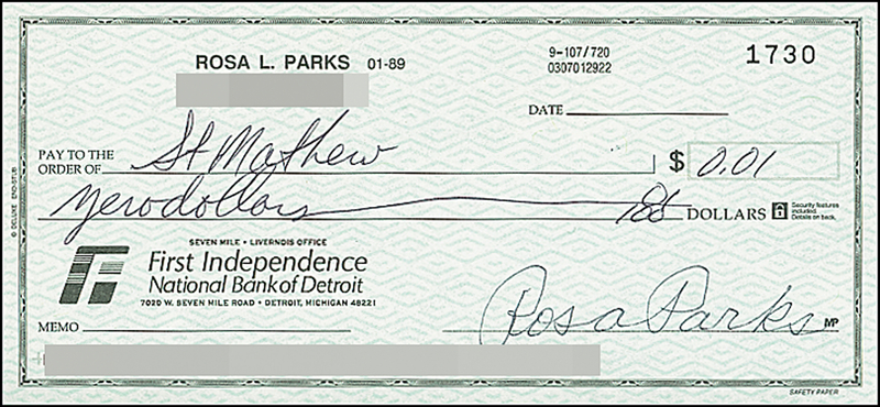 Lot 325 Rosa Parks